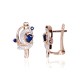 Gold Diamond and Sapphire Earrings “Grotex VI”