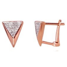 Gold Diamond Earrings “Melissandra”