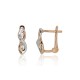 Gold Diamond Earrings “Golden Eight”