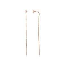 Gold Cubic Zirconia Earrings “Natalie VII”