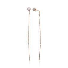 Gold Cubic Zirconia Earrings “Natalie III”