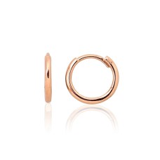 14K Red Gold Hoop Earrings “Megan II”