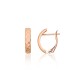 14K Red Gold Earrings “Romance X”