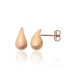 14K Red Gold Stud Earrings “Tear of Harmony II”