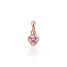 Gold Cubic Zirconia Pendant “Amor II”
