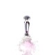 Gold Diamond and Ruby Pendant “Ferro V”