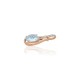Gold Diamond and Topaz Pendant “Grace II”