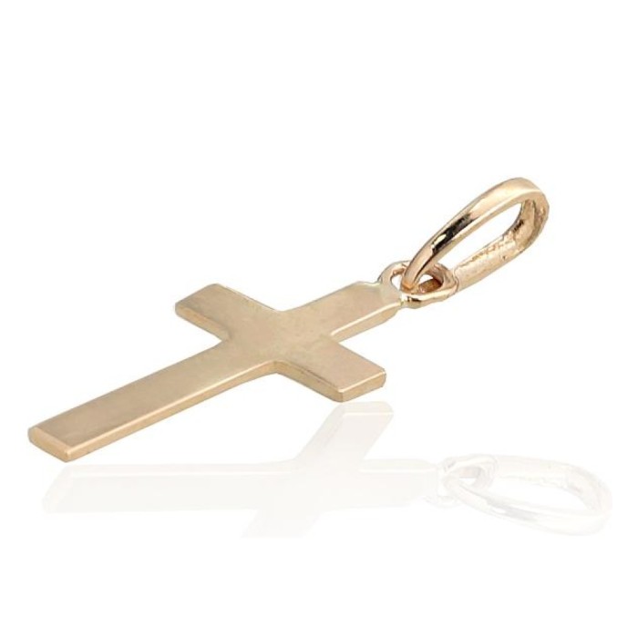 14K Yellow Gold Cross Pendant “Classic Gold XLIX”