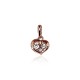 Gold Cubic Zirconia Pendant “Amor VI”