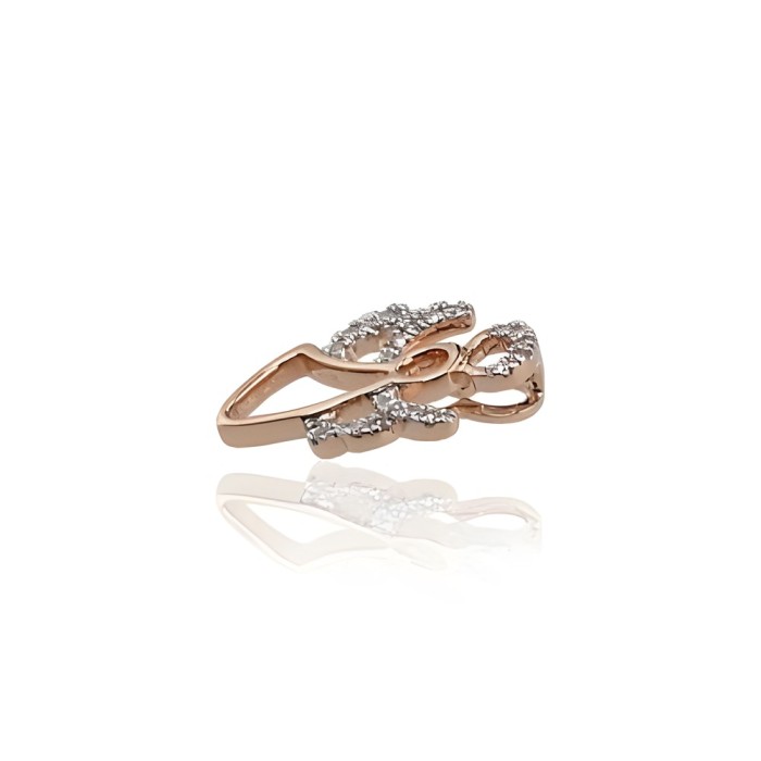 Gold Diamond Pendant “Angel”