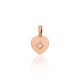 Gold Cubic Zirconia Pendant “Amor XV”