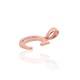 Gold Cubic Zirconia Letter Pendant “C III”