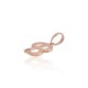 Gold Cubic Zirconia Letter Pendant “B IV”