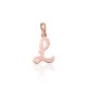 Gold Cubic Zirconia Letter Pendant “L IV”