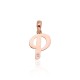 Gold Cubic Zirconia Letter Pendant “P IV”