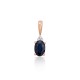 Gold Diamond and Sapphire Pendant “Constance II”