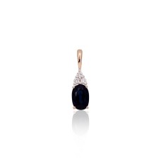 Gold Diamond and Sapphire Pendant “Constancia V”