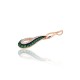 Gold Diamond and Emerald Pendant “Princess Teardrop”