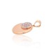 Gold Cubic Zirconia Pendant “Maat IV”