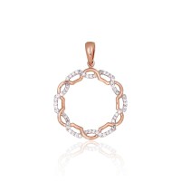Gold Diamond Pendant “Omega II”
