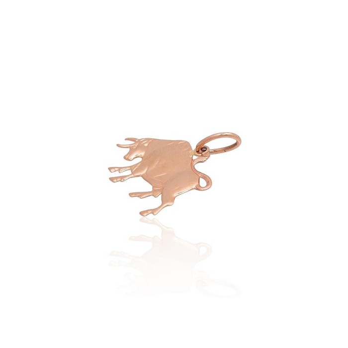 Gold Zodiac Pendant “Taurus II”