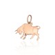Gold Zodiac Pendant “Taurus II”