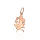 Gold Zodiac Pendant “Virgo V”
