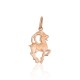 Gold Zodiac Pendant “Capricorn V”