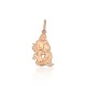 Gold Zodiac Pendant “Aquarius III”