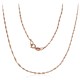 Italian Red Gold Chain “Singapore VI”