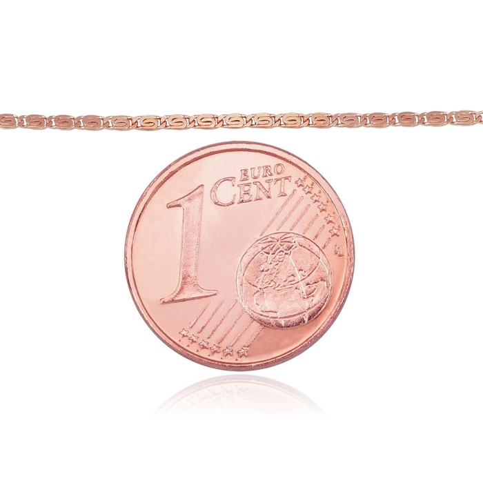 Italian Red Gold Chain “Snail”