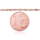 Italian Red Gold Chain “Singapore II”