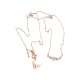 Gold Cubic Zirconia Necklace “Juno VII”