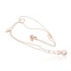 Gold Cubic Zirconia and Pearl Necklace “Galos”