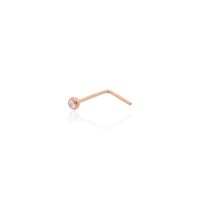 Gold Cubic Zirconia Belly Piercing “Juno Mini II”