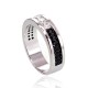 Sterling Silver Cubic Zirconia Ring “Gothic II”