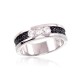 Sterling Silver Cubic Zirconia Ring “Gothic II”
