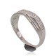 Sterling Silver Cubic Zirconia Ring “X Factor IV”