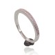 Серебряное кольцо с цирконами «Белль»