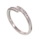 Sterling Silver Cubic Zirconia Ring “Comet V”