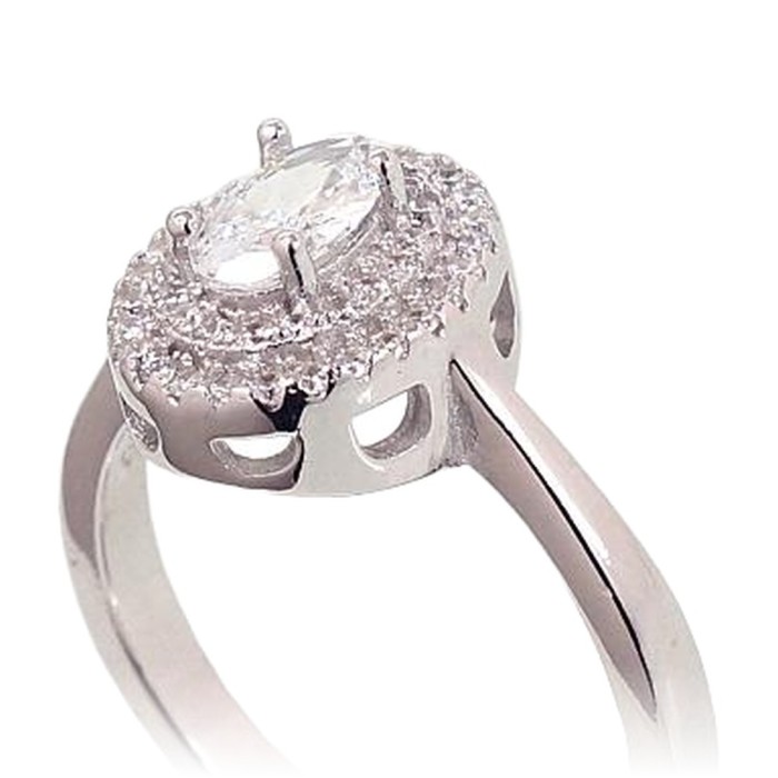 Sterling Silver Cubic Zirconia Ring “Cecilia”