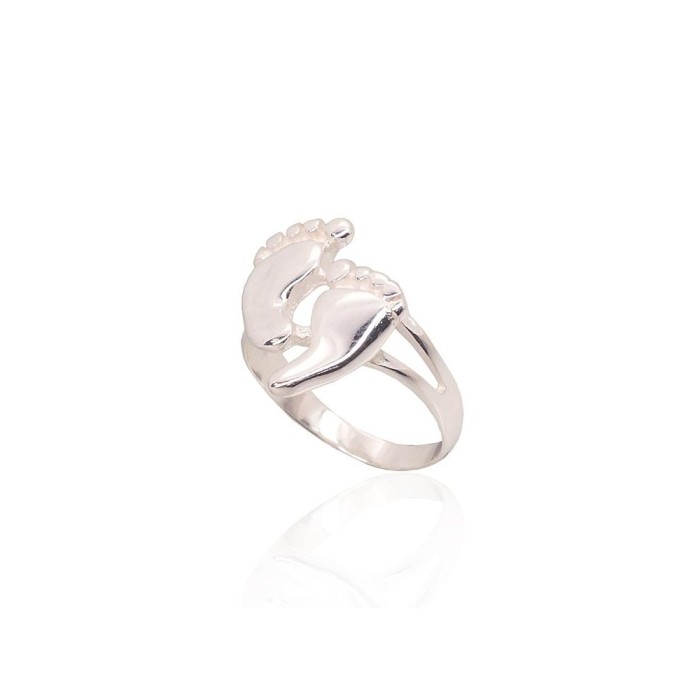 Sterling Silver Ring “Traces in the Sand”