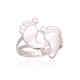 Sterling Silver Ring “Traces in the Sand”