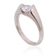 Sterling Silver Cubic Zirconia Ring “Rotunda”