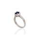 Sterling Silver Cubic Zirconia Ring “Hearts and Arrows”