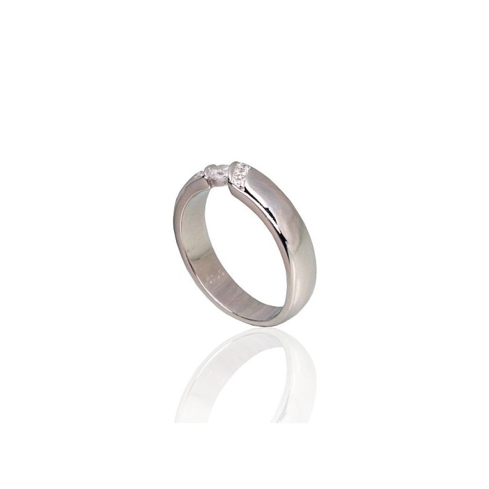 Sterling Silver Cubic Zirconia Ring “Tokyo II”