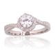 Sterling Silver Cubic Zirconia Ring “Junona XV”