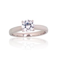 Sterling Silver Cubic Zirconia Ring “Junona XI”