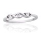 Sterling Silver Cubic Zirconia Ring “Trio”