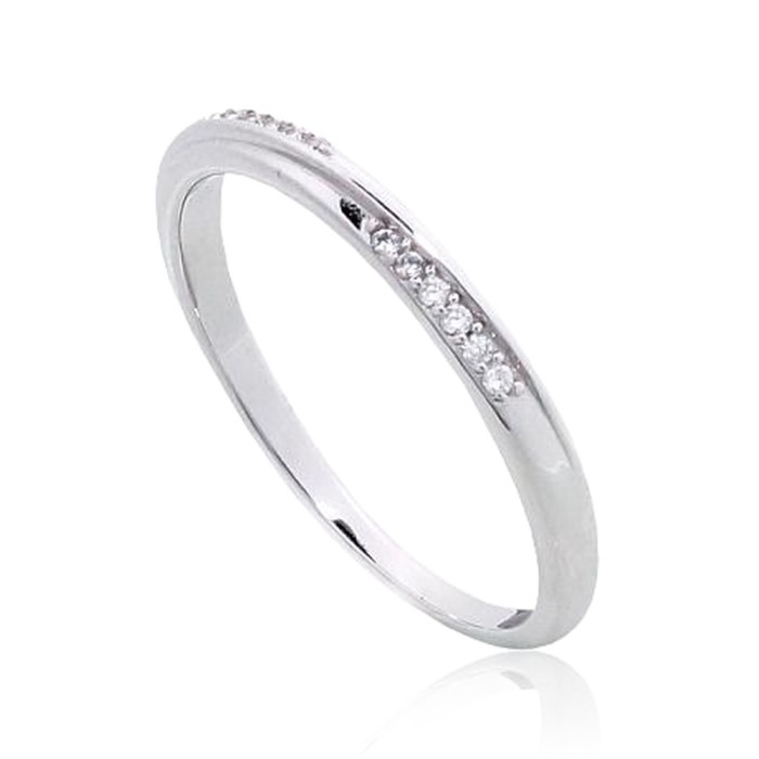 Sterling Silver Cubic Zirconia Ring “X Factor III”